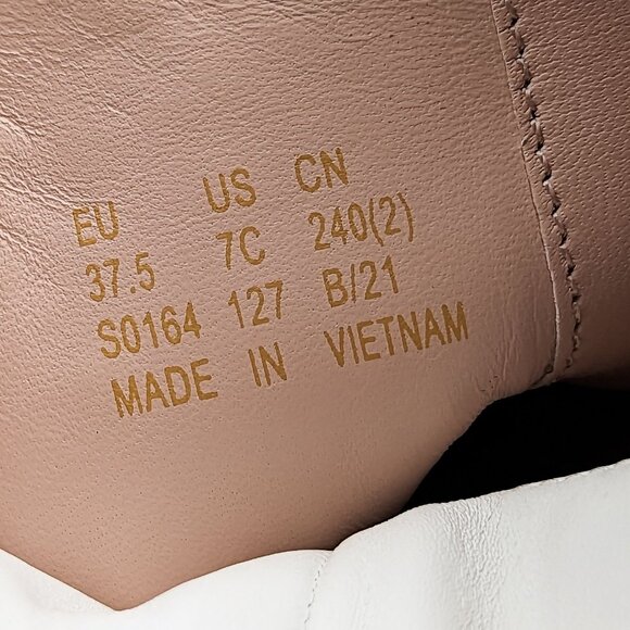 Stuart Weitzman Women Norah Chelsea Platform Boots White Leather sz 7 - Picture 7 of 9